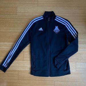 Adidas zip track jacket - XS